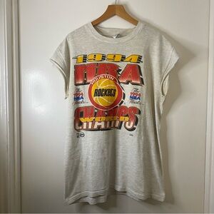 VTG Starter Official Houston Rockets 1994 World Champs T-Shirt - Size L